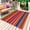 Orange, variant on Mexican Style Outdoor Rug for Patio/Deck/Porch, Non-Slip Large Area Rug 6 x 9 Ft, Colorful Mexico Stripes Ombre Blue Indoor Outdoor Rugs Washable Area Rugs, Reversible Camping Rug Carpet Runner