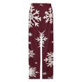 thumbnail image 4 of Merry Christmas Pajama Pants Breathable with Pockets Pajamas For Lady Vintage Sleeping Pants Bedroom Homewear, 4 of 6