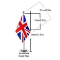 thumbnail image 2 of Bandera del Reino Unido Jadeshay poliéster elegante y moderna, 2 of 8