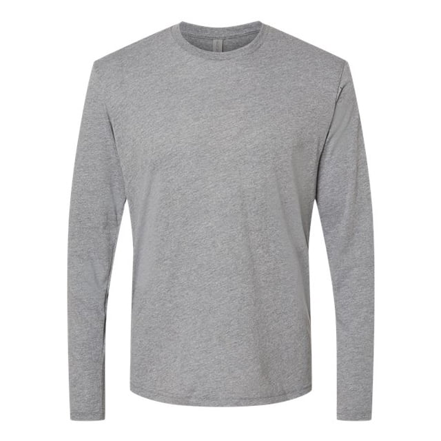 Playera de Manga Larga Ropa de siguiente nivel Tri-Blend Rib-Knit Hombre XS Premium Heather 6071