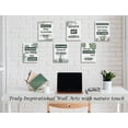 thumbnail image 7 of Induslyfe Motivational Wall Art for Living room, Office, Framed Canvas Wall Art pictures for Classroom Inspirational Office Wall Decor Olive Eucalyptus, Positive Quotes Wall Decor, Set of 6, 9x12, 7 of 7