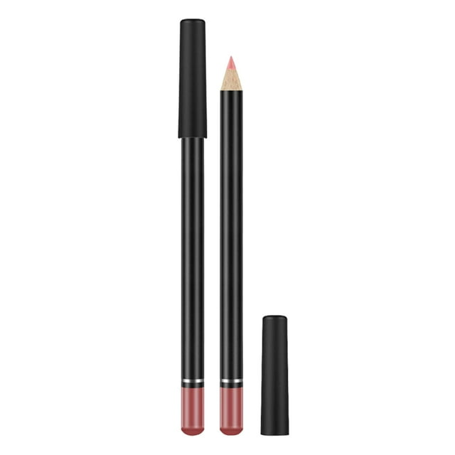 Long-Lasting Matte Lip Liner - 12 Colors, Non-Stick Cup Formula - Smooth Application, Prevent Feathering - for Lip Makeup, All-Day Wear