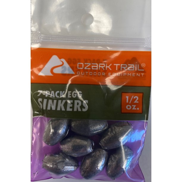 Ozark Trail Egg Sinker 1/2 Oz., Fishing Weight