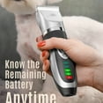 thumbnail image 5 of Low Noise 2-Speed Quiet Dog Grooming Kit - Rechargeable Cordless Pet Hair Clipper Trimmer Shaver for Small and Large Dogs, Cats and Animals, 5 of 6