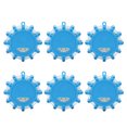 thumbnail image 1 of LED Warning Light, Helicopter Landing Zone Identification 6 PCS 12V LED Emergency Warning Light High Brightness Rescue Operation Signs  For Car Blue,Orange,Orange With Dots, 1 of 8