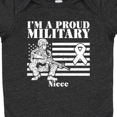 thumbnail image 4 of Inktastic Proud Military Niece Red Friday Girls Baby Bodysuit, 4 of 5