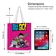 thumbnail image 5 of Teen Titans Go Bolso de tela con estampado de lienzo para mujer, bolsa de compras reutilizable y estética, con cremallera interior, regalo para mujer,40*40cm., 5 of 6