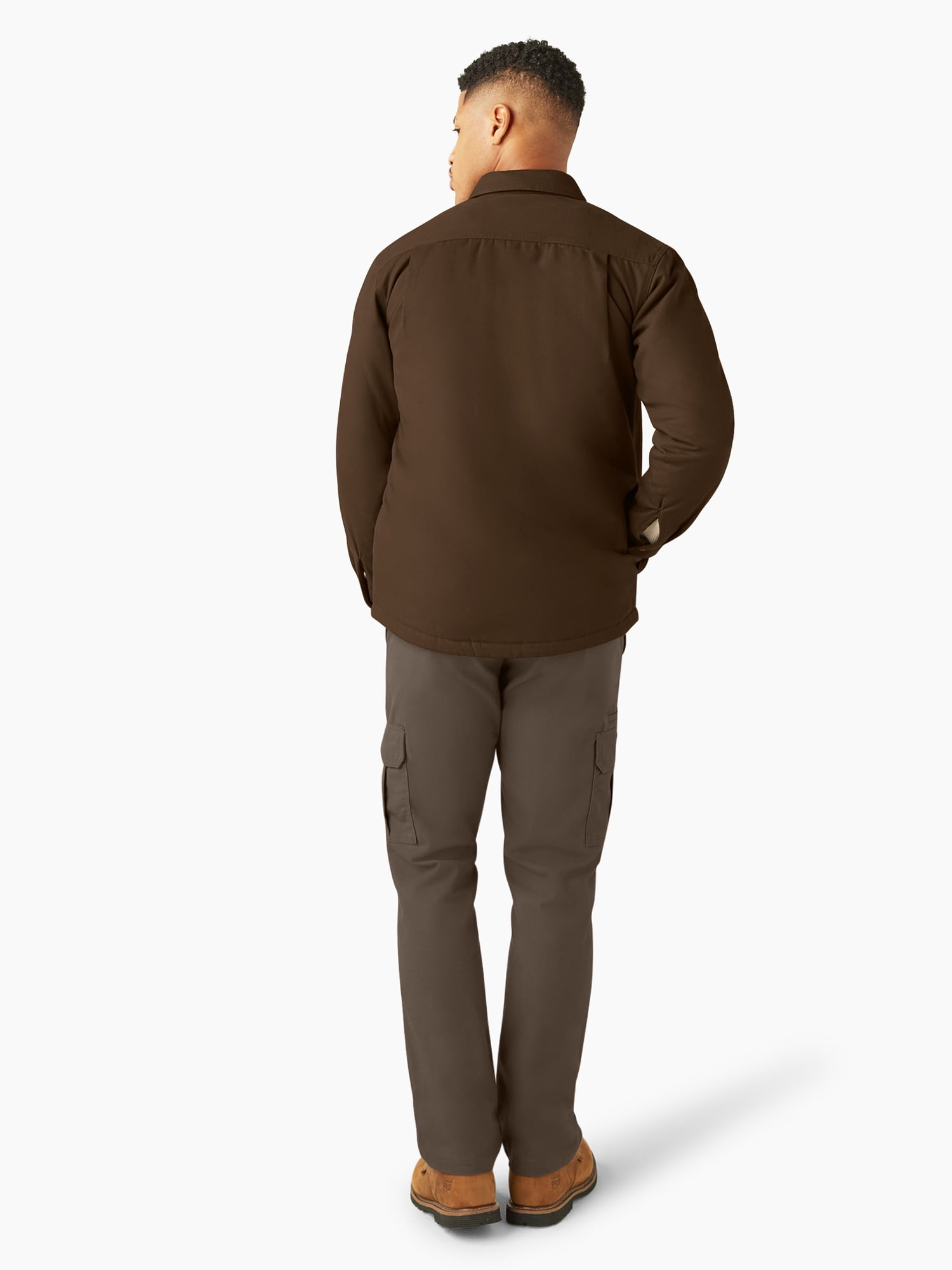 Genuine Dickies Men's Canvas Quilted Shirt Jacket