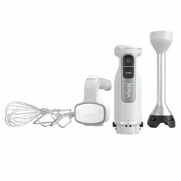 Ninja Foodi Power Mixer System Immersion Blender and Hand Mixer Combo WHITE