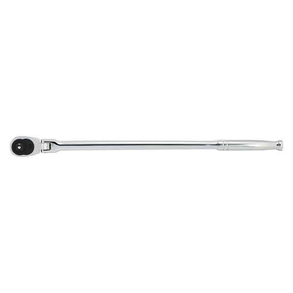 J&R Quality Tools 1/4" Drive Extra Long Flexible Head Ratchet Handle, 11" Long