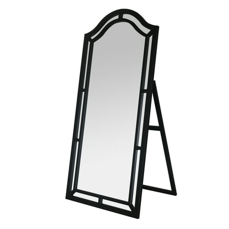 - Chic Home Gale Floor Mirror Free Standing Satin Finish