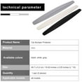 thumbnail image 6 of Walbest 2 Pack Car Front Rear Bumper Protector Corner Guard Anti-Collision Rubber Strips Scratch-Resistant Trim Cover for Cars SUV Pickup Trucks (Grey), 6 of 7