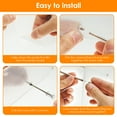 thumbnail image 5 of Transparent Acrylic Paper Plate Dispenser for Cabinet Countertop Large Capacity Foam Plate Holder Dispenser for 7 To 12 Inch Round/Square Plates, 5 of 10