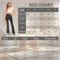 thumbnail image 6 of Palazzo Flare Legging for Women - High Waisted Wide Leg Yoga Pants, Soft Lounge Pants for Summer Vacation, 6 of 6