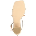 thumbnail image 5 of Journee Womens Lenorra Covered Block Heel Sandals, 5 of 9