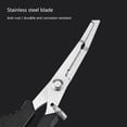 thumbnail image 5 of ZPAQI Stainless Steel Fishing Pliers Fish Hook Remover PE Line Cutter Scissors, 5 of 8