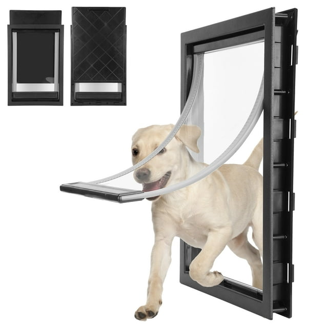 Porte pour Animaux de Compagnie à Deux Voies, Porte pour Animaux de Compagnie à Haute Résistance aux Chocs, Matériau PVC ABS Matériel pour Porte pour Animaux de Compagnie