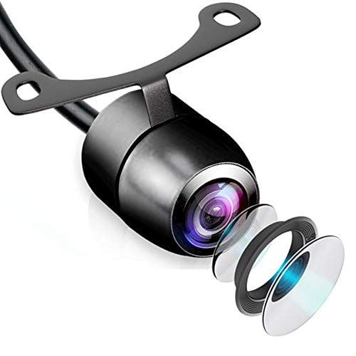 Caméra avant Arrière Universelle - Grade Marin Étanche avec Lignes de Distance Intégrées, Stationnement de Secours/cam d'Assistance Inversée avec Vision Nocturne Lumières LED Résolution 420 TTG & Sortie RCA - Pyle PLCM3