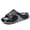 Black, variant on Slippers Slides for Men, Non- Cloud Slides House Bedroom Shoes Shower Quick Drying Sandals Indoor and Outdoor(Green,12)