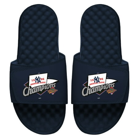 

Men s ISlide Navy New York Yankees 1996 World Series Champions Throwback Slide Sandals