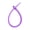 Platinum, variant on 20 Colors Little Star Silicone Rope Data Line Binding Tape DIY Jewelry Keychain Accessories Self-Locking Lanyard Strap