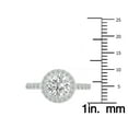 thumbnail image 4 of SZUL Women's 2 Carat TW Round Lab Grown Diamond Engagement Ring in 14K White Gold, 4 of 6
