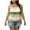 Gold, variant on Womens Plus Size Strapless Bandeau Tube Tops Striped Color Block Backless Sleeveless Summer Shirts