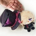 thumbnail image 5 of Anime Plush Keychain for Backpack, 4" Cute Chibi Plush Figure, Furina Lyney Neuvillette Stuffed Toys Bag Charm Xmas Birthday Gift Plush for Fans (Lyney), 5 of 12