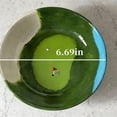 thumbnail image 5 of karymi Hand Painted Golf Ball Bowl, Colorful Ceramic Decorative Centerpiece, Sturdy Material, for Storing Golf Balls or Home Office Decor, Gift for Golf Enthusiast Gifts for Mom, 5 of 9