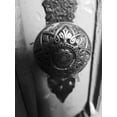 thumbnail image 2 of Phillip, Jamie 19x24 White Modern Wood Framed Museum Art Print Titled - Door Knob 2, 2 of 4