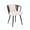 Brown(Rope Woven), variant on Hawsaiy Rope Woven Dining Chairs Set of 6, Upholstered Kitchen Chairs with Metal Legs & Throw Pillow, Mid Century Modern Accent Dining Room Chairs, Black