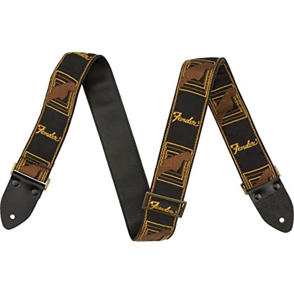Fender Monogrammed Guitar Strap, Guitar Accessories, 2in, Legacy Vintage