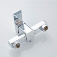 thumbnail image 4 of Grifo de ducha de pared cromado moderno con mezclador de ducha para agua fría y caliente Kuyhfg Sin marca, 4 of 5