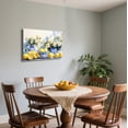 thumbnail image 5 of Yellow Lemon Wall Art for Kitchen, Vintage Citrus Fruit Canvas Print, Blue Pottery on Table Painting, Rustic Farmhouse Decor Framed Artwork, 5 of 6