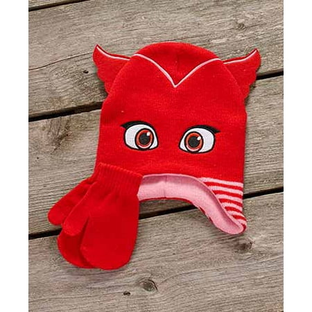 Favorite Character Toddler Hat & Mitten Sets-PJ Masks Red