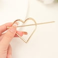 thumbnail image 3 of Hollow Smooth Love Heart Hair Pins Clip,Fashion Cute All-Match Hairpin Side Clamp Liu Hai Horse Tail Clip Arrow Hairpin for Women, 3 of 5
