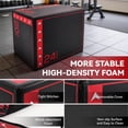 thumbnail image 4 of BalanceFrom 3-in-1 Plyometric Jump Box, Non-Slip Surface Adjustable Workout Equipment, Red, 4 of 6