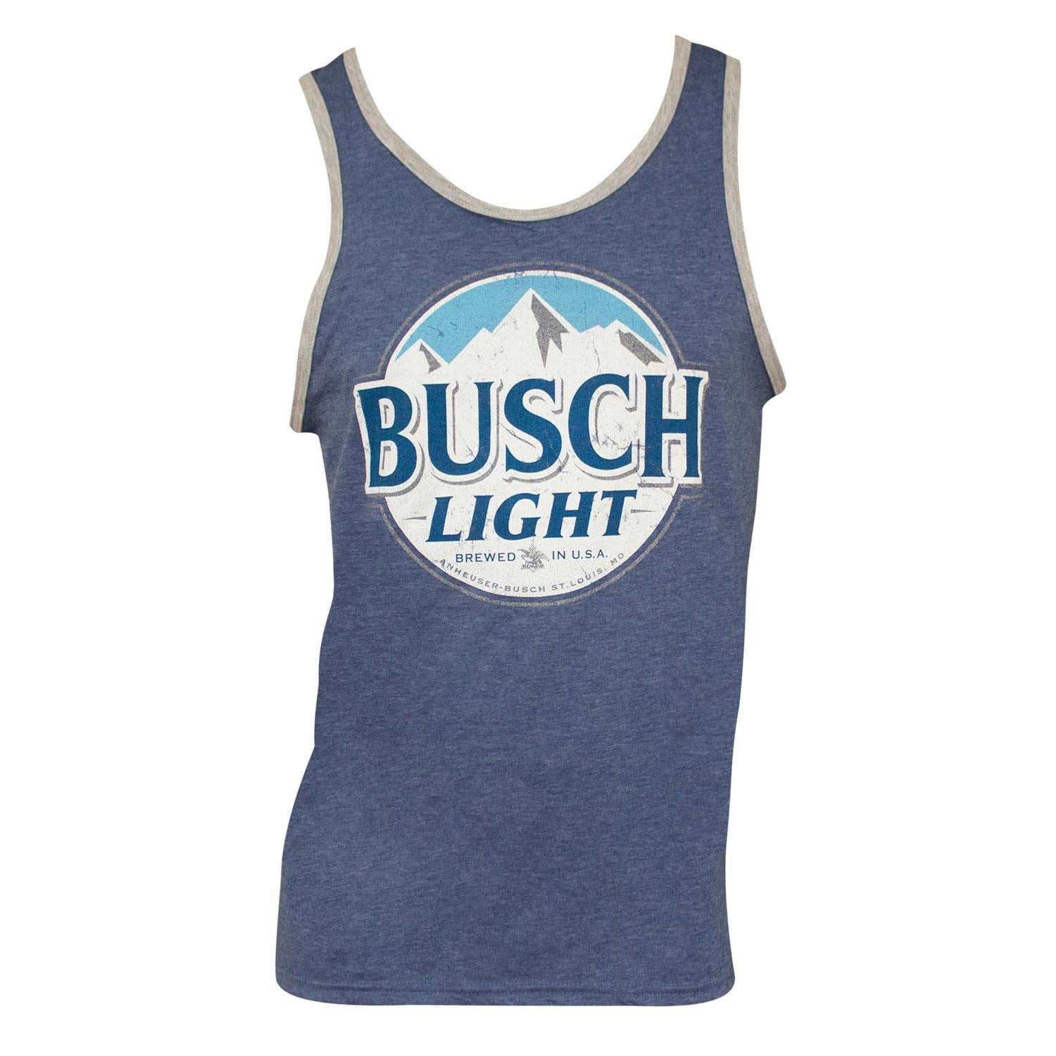 Busch Light Mens Fitness Sleeveless Tank Vest Tshirts 
