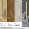 thumbnail image 2 of Amerock Versa 6-5/16 inch (160mm) Center-to-Center Golden Champagne Cabinet Pull, 10 Pack, 2 of 4