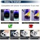 thumbnail image 2 of (blanco + Strass) Convient Pour Iphone 15 Pro/15 Pro Max Film De Protection D'objectif D'appareil Photo Iphone 15 Pro/15 Pro Max Alliage D'aluminiu, 2 of 5
