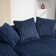 thumbnail image 6 of Oversized Chaise Lounge Chair, Corduroy Loveseat Floor Sofa,Comfy Short Plush Cloud Couch Bed,Modern Sleeper Chair Sofa Recliner for Living Room,Bedroom,Office, 6 of 7