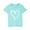 Blue, variant on MeetoTime Kids Summer Cotton Short Sleeve Tops Comfortable Round Neck Heart Printed Sports Tee for Boys Girls