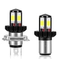 thumbnail image 3 of serony Motorbike Motorcycle Headlight Bulbs LED Hi Lo beam 6000K White BA20D, 3 of 7