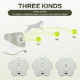 thumbnail image 4 of Elevon Dog Ball Thrower Launcher, Indoor/Outdoor Automatic Ball Launcher for Small and Medium-Sized Dogs, Includes 6 Mini Tennis Balls and a Data Line, Grey, 4 of 6