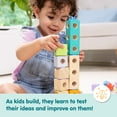 thumbnail image 5 of Melissa & Doug Blockables™ Town Snap And Play, Mix And Match Connectable Wooden Building Blocks Play Set Toy for Preschool Boys And Girls (73 Pcs) - FSC Certified, 5 of 12