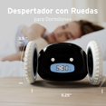 thumbnail image 2 of CLOCKY Reloj Despertador Digital Potente Despertador Ruidoso Muy Fuerte Sonido Fuerte para Dormilones Sordos Sueño Pesado Adultos Niños Inteligente con Ruedas Se Mueve Regalo Div, 2 of 8