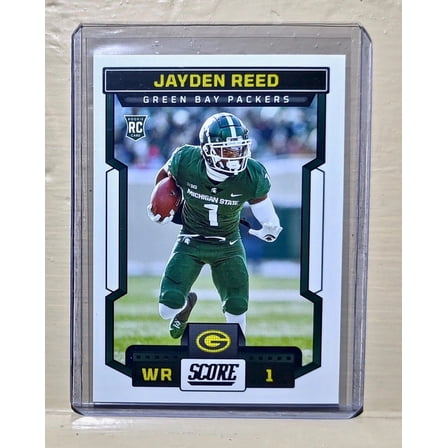 Jayden Reed 2023 Panini NFL #363 Score Rookie Football Card Green Bay Packers