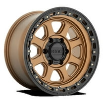 KMC Aluminum Rim KM548 CHASE 20X9in Matte Bronze with Black Lip Finish, KM54829088600