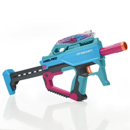 UPC: 0195166227993 | Nerf Pro Gelfire X MrBeast Toy Gel Blaster with 20000 Water Bead Rounds and Eyewear Ages 14 and Up
