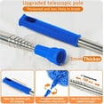 thumbnail image 4 of Plumero de Microfibra, 6 Pzas de Plumas con Poste de Extensión Telescópico de 100 Pulgadas, Reutilizable y Flexible Dusters, Lavable y Ligero para Ventiladores de Techos, 4 of 7